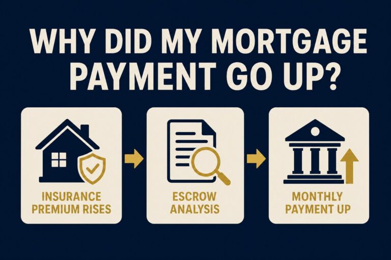 How a homeowners insurance premium increase raises a Corpus Christi mortgage payment through escrow analysis